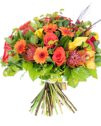 bouquet of Roses, Daisies and Lilies